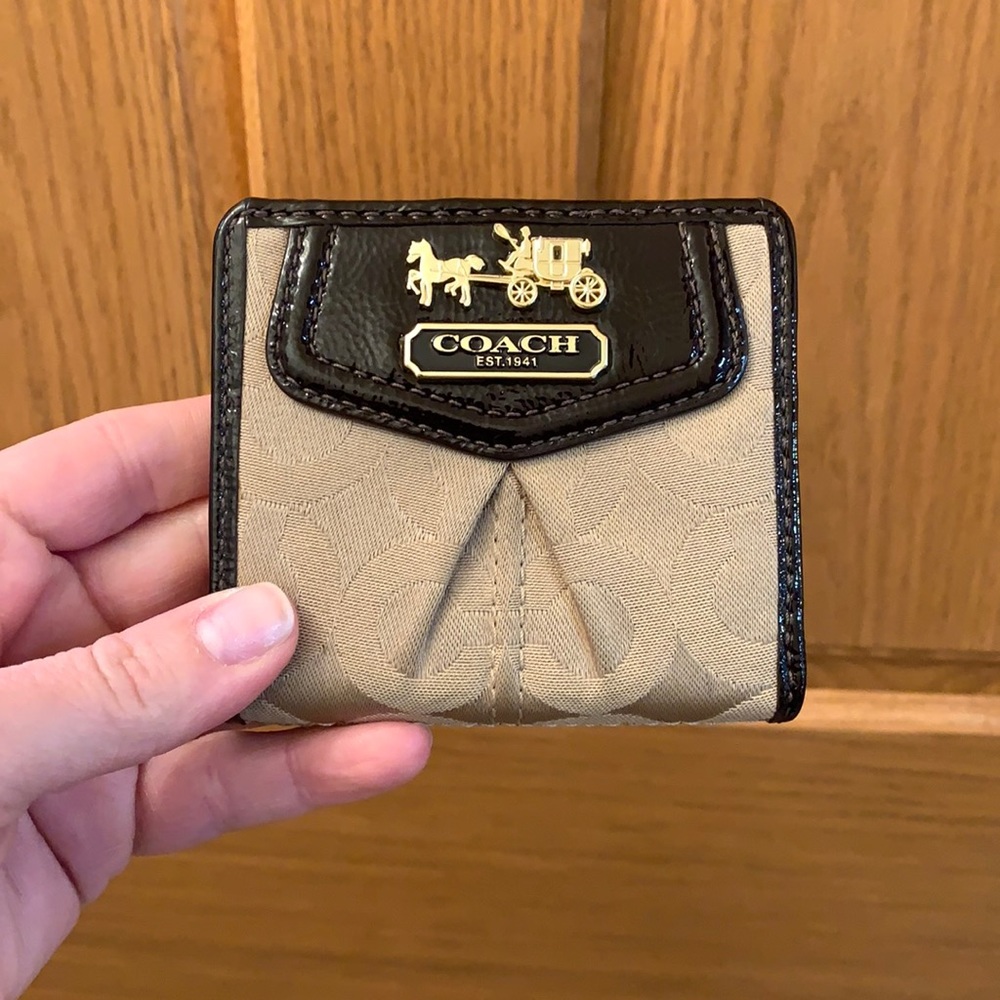 Coach mini wallet